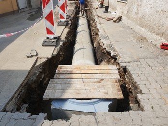 Rekonštrukcia systému odvádzania dažďových vôd Moyzesova ul.