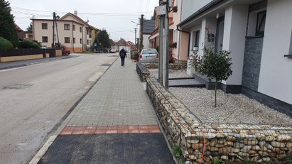 Rekonštrukcia chodníka na Cajlanskej ul. – I. etapa