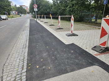 Stavebné úpravy komunikácie a chodníka, Kadnárová