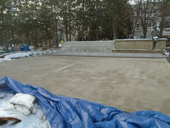 Rekonštrukcia centrálnej zóny - Malokarpatské námestie 2.etapa (prebiehajúca výstavba)